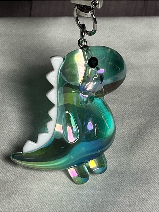 Unbranded Accessories - Clear Green Dinosaur Keychain/Bag Charm